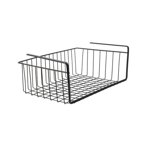 Panier Suspendu En Métal Filaire Noir Longueur 40cm