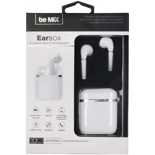 Ecouteurs Sans Fil Earbox Blanc