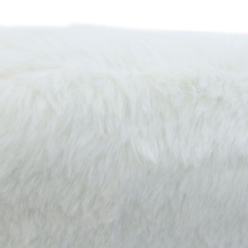 Fauteuil De Salon Imitiation Fourrure Scandi Helsinki - Blanc