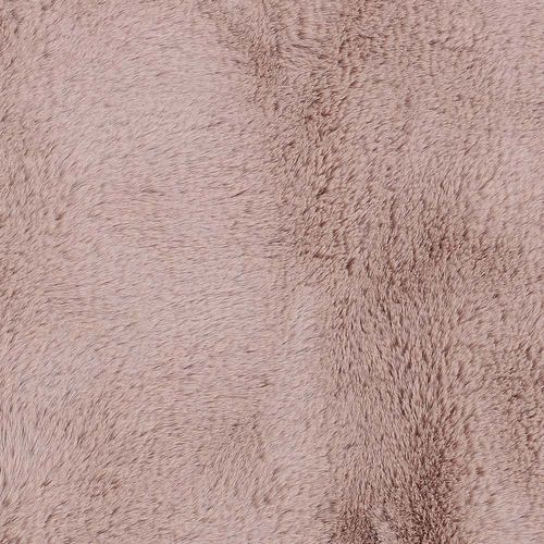 Tapis Imitation Fourrure Poil Fin 60x90 Cm Rose Poudré