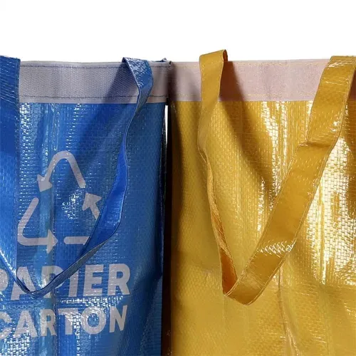 Lot De 3 Sacs De Tri "lavable" 40cm Multicolore