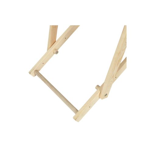 Chilienne Enfant En Bois 3 Positions Réglables La Tête Dans Les Étoiles - Gris