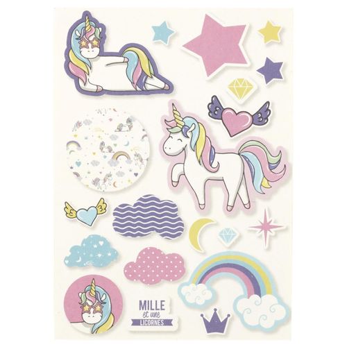 Organisateur De Bureau "licorne" 29cm Violet