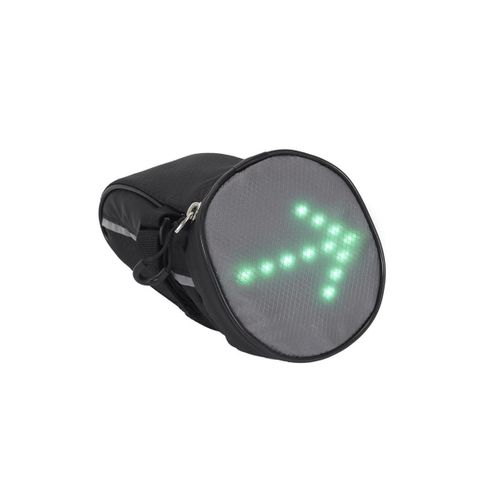 Clignotant LED et Télécommande "vélo" 25cm Noir