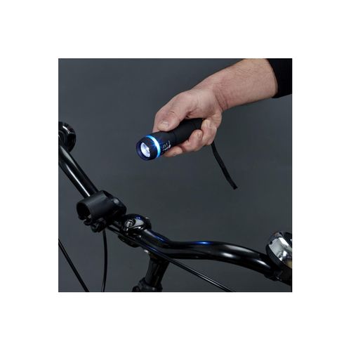 éclairage Avant LED et Lampe Torche "sport" 10cm Noir
