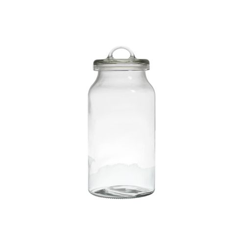 Bocal Rond En Verre "couvercle" 2,7l Transparent