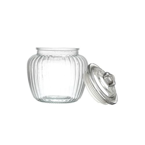 Bocal à Biscuits Rond "verre" 60cl Transparent