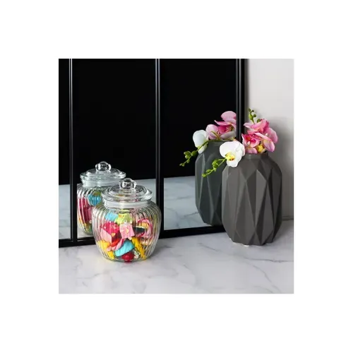 Bocal à Biscuits Rond "verre" 60cl Transparent