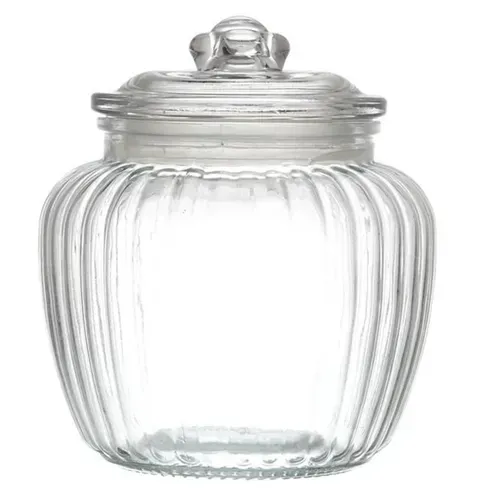 Bocal à Biscuits Rond "verre" 60cl Transparent
