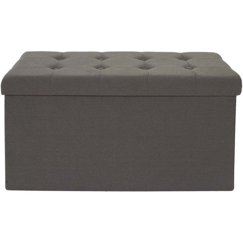 Banc Coffre Pliable Eleonor Gris