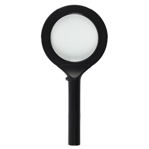 Loupe LED "grossissement" 24cm Noir