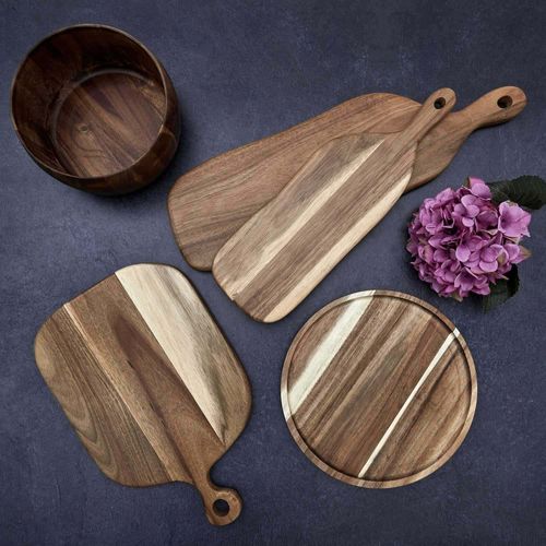 Assiette de Présentation Acacia 30cm Marron