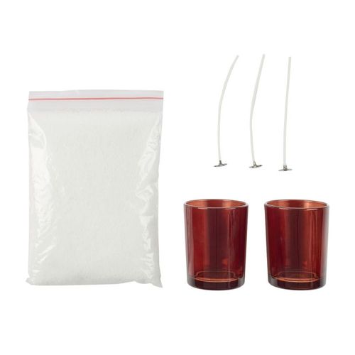 Kit de conception de bougie CIRE DE SOJA Marron vue détaillée