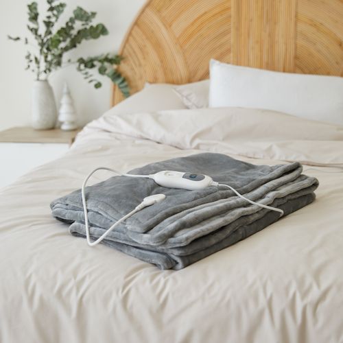 Couverture chauffante - Gris
