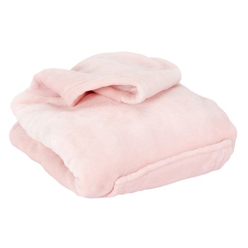 Sweat à capuche enfant Rose vue de profil