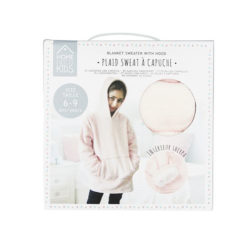Sweat à capuche enfant Rose