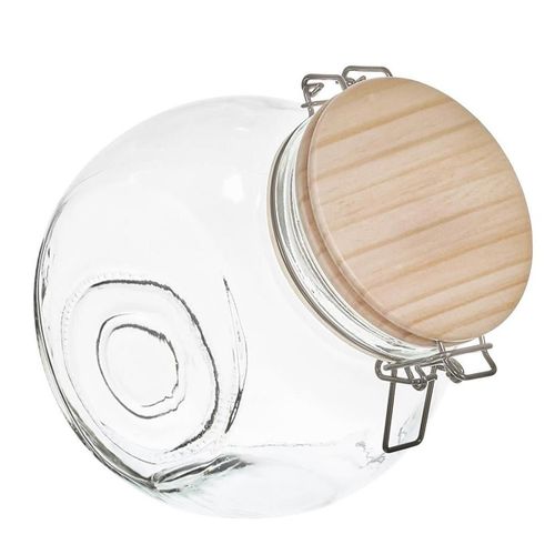Bocal De Conservation "bois" 1,7l Transparent