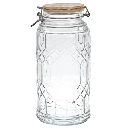 Bocal De Conservation "bambou" 2,7l Transparent