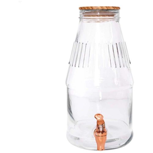 Fontaine à Boisson Avec Couvercle En Bambou 3.8 Litres