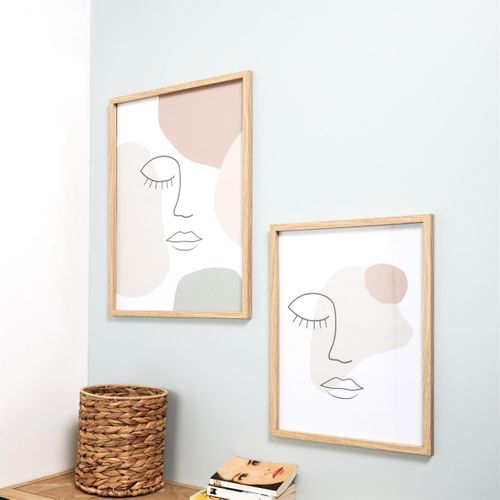 Cadre Déco "arty" 45x60cm Multicolore