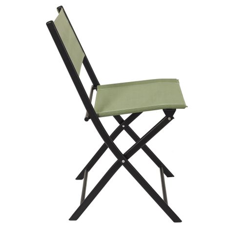 Lot De 4 Chaises Pliables "jardin" 79cm Vert