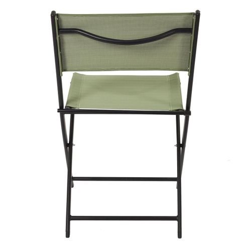 Lot De 4 Chaises Pliables "jardin" 79cm Vert