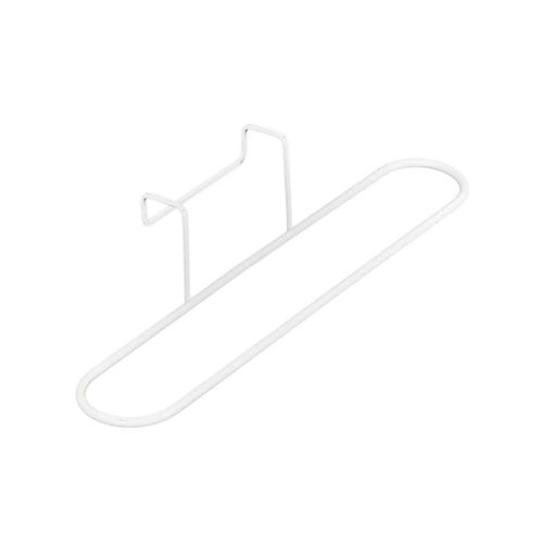 Porte-serviette En Métal "pour Porte" 27cm Blanc