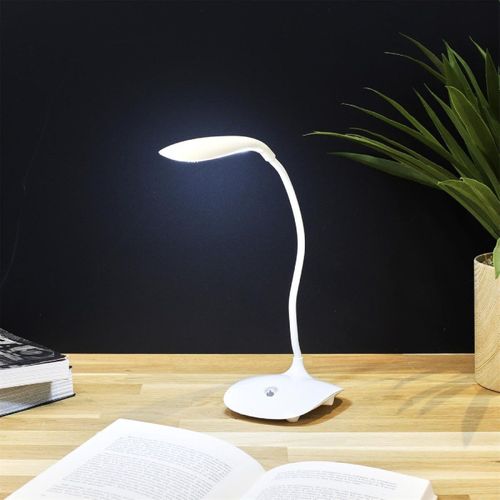 Lampe De Lecture Tactile "led" 43cm Blanc
