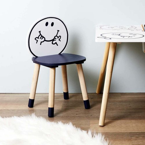 Chaise En Bois Pour Enfant Monsieur Madame Monsieur Heureux