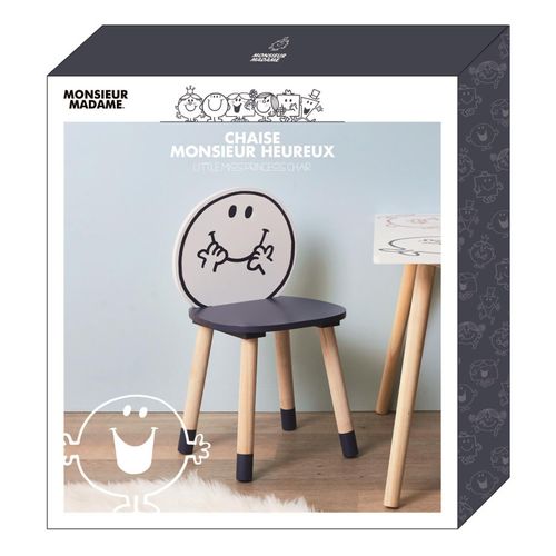 Chaise En Bois Pour Enfant Monsieur Madame Monsieur Heureux
