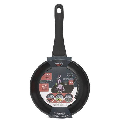 Poêle Aluminium "fonte" 20cm Noir