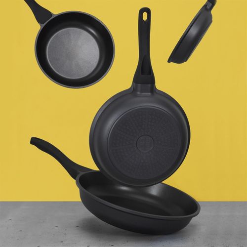 Poêle Aluminium "fonte" 28cm Noir