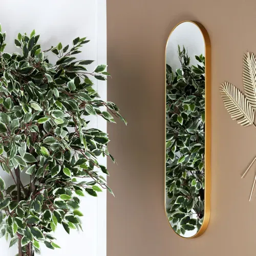 Miroir Design "jaipur" 100cm Or