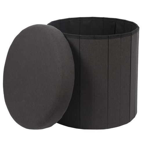 Pouf pliable PILLS Noir