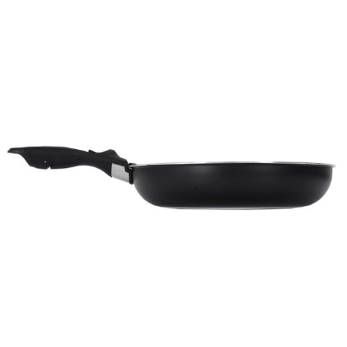 Lot De 3 Poêles Avec Poignée "pierre" 29cm Noir