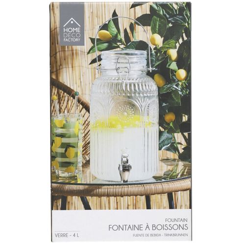 Distributeur De Boisson "bain De Soleil" 4l Transparent