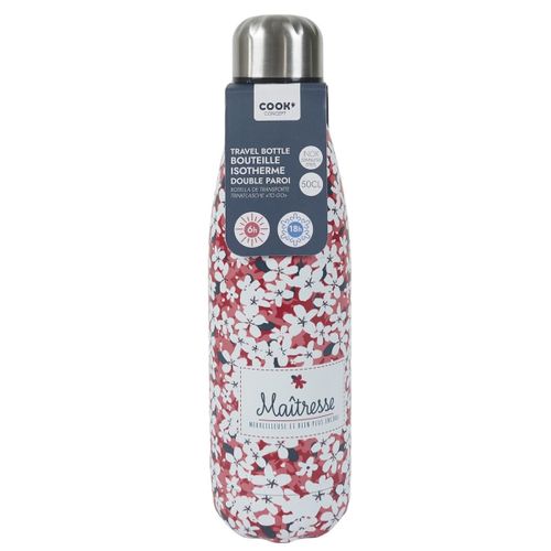 Bouteille Isotherme "maîtresse" 40cl Rose