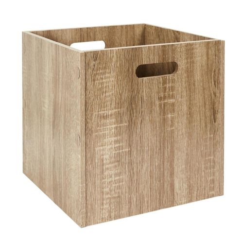 Cube De Rangement "bois" 30x30cm Naturel