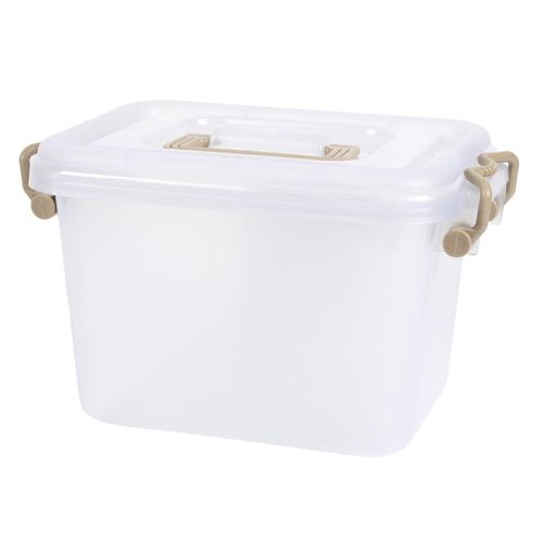 Boîte De Rangement Avec Poignée "lia" 5l Transparent
