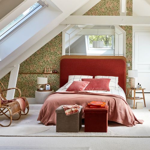 Pouf pliable SCOTT Taupe