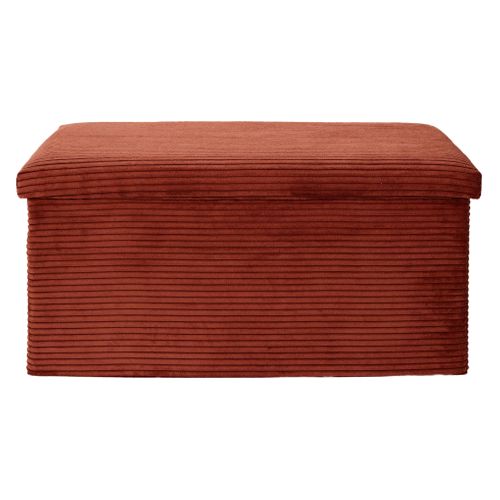 Banc pliable SCOTT terracotta vue de face