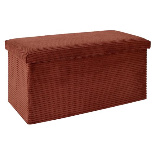 Banc pliable SCOTT terracotta vue 3/4