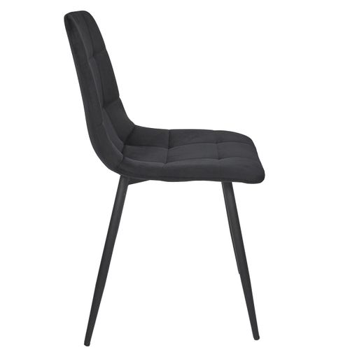 Lot De 4 Chaises "mateo" 88cm Noir