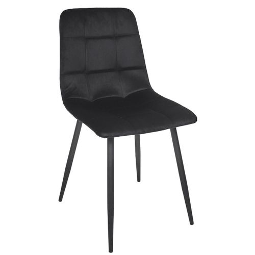 Lot De 4 Chaises "mateo" 88cm Noir