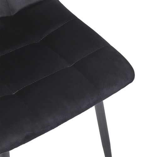 Lot De 4 Chaises "mateo" 88cm Noir