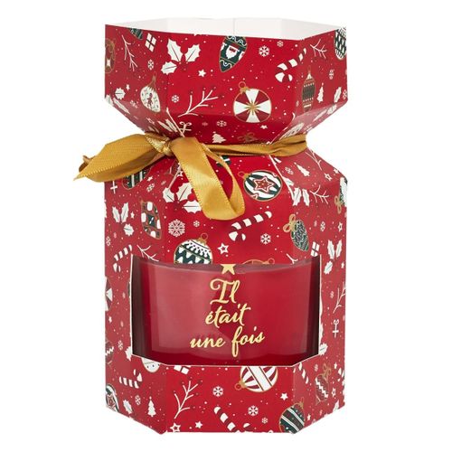 Bougie Parfumée Cracker "noël" 180g Cannelle