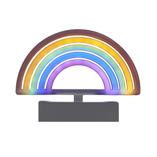 Lampe Néon LED  L. 22 cm ARC EN CIEL Multicolore