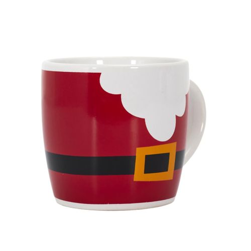 Bol et Mug De Noël "santa" 14cm Rouge