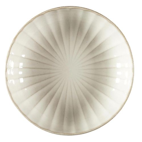 Lot De 6 Assiettes Creuses "vlora" 25cm Beige