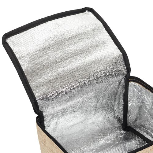 Lunch Bag Fraicheur Isotherme "effet Jute" 16cm Beige